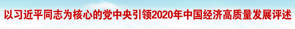以习近平同志为核心的党中央引领2020年中国经济高质量发展评述