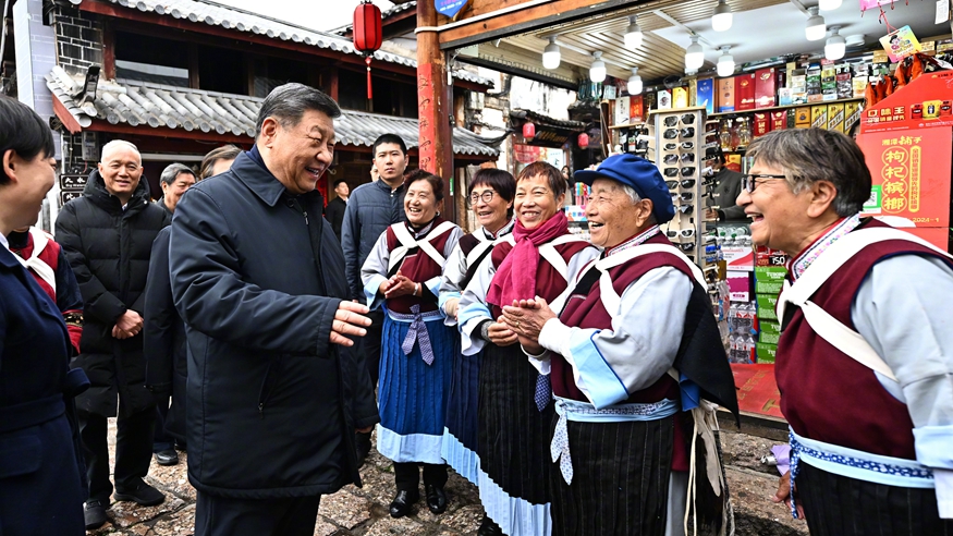 習(xí)近平在云南考察