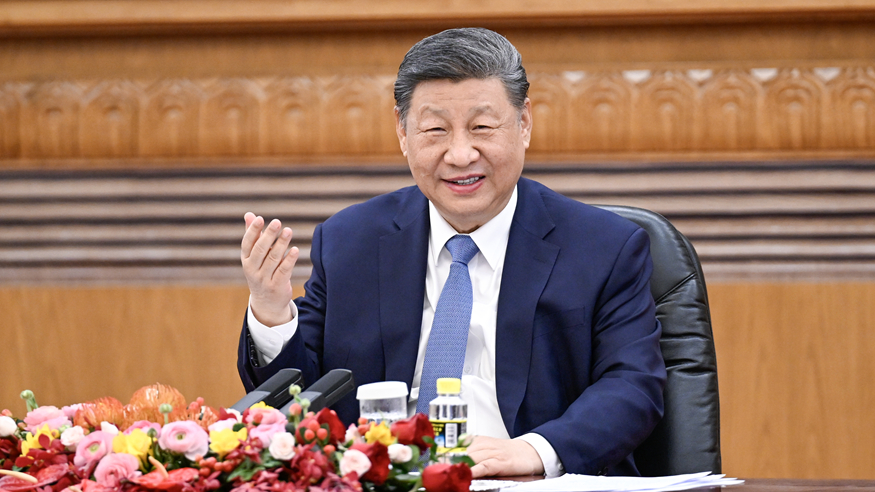 習(xí)近平會(huì)見(jiàn)國(guó)際工商界代表