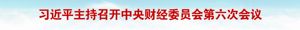 习近平主持召开中央财经委员会第六次会议