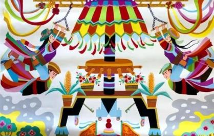 【文化中国行】青海省10幅农民画作品入围国家级展览复评