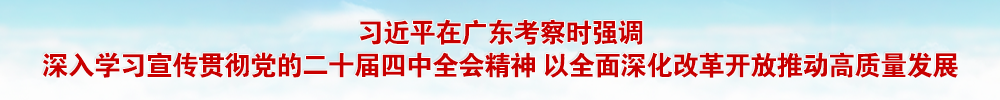 习近平在广东考察时强调 深入学习宣传贯彻党的二十届四中全会精神 以全面深化改革开放推动高质量发展