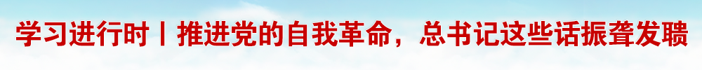 學(xué)習(xí)進(jìn)行時(shí)丨推進(jìn)黨的自我革命，總書(shū)記這些話振聾發(fā)聵