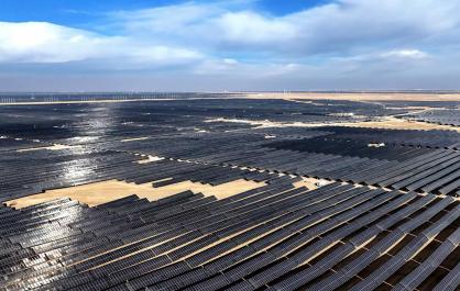 国能青海共和公司国家第三批大基地项目并网发电