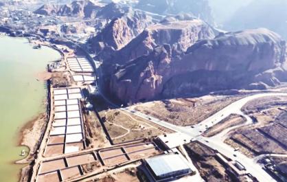 黄河上游（循化段）尾水湿地工程完成逾四成