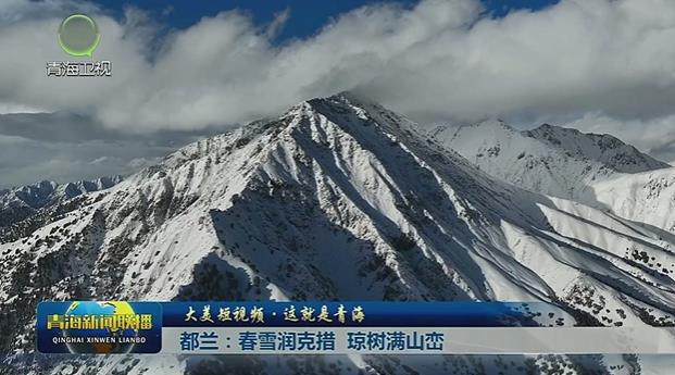 【大美短視頻·這就是青海】都蘭：春雪潤克措 瓊樹滿山巒