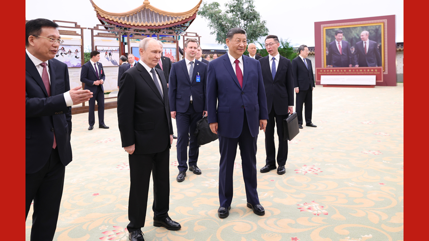 近镜头丨这些精彩瞬间，见证中俄元首友谊