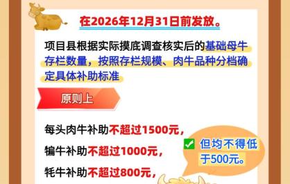 青海省惠民惠农财政补贴政策项目之【青海省肉牛增量提质行动项目】