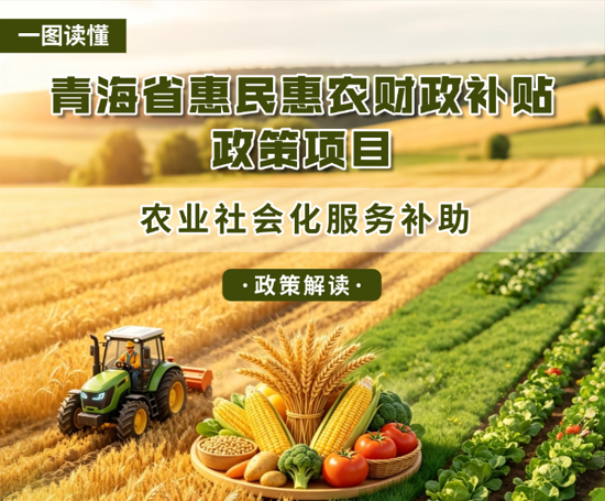 青海省惠民惠农财政补贴政策项目之【农业社会化服务补助】