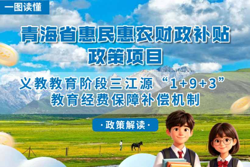 青海省惠民惠农财政补贴政策项目之【义教教育阶段三江源“1+9+3”教育经费保障补偿机制】